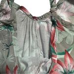 Unbranded Spring Summer Floral Green Pink Spaghetti Strap Romper Size M Photo 6