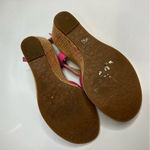 UGG  Gaiana pink leather wedge sandals size 7‎ Photo 7