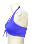 l*space L* Sensual Solid Silver Lining Bikini Top Purple Size Large Photo 4