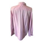 CP Shades  Womens Long Sleeve Linen Pink Front Pocket Shirt Top Small Photo 2
