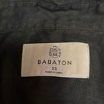 Aritzia  Babaton 100% Linen Black Long Sleeve Collar Button Shirt Blouse Top XS Photo 2