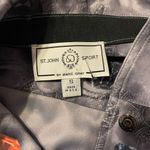 St. John  Sport “Jewel” Gray Art Deco Jacket Small Photo 2