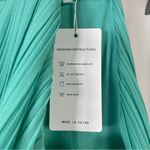 NEW Zesica XL Elegant Layered Pleated Midi Dress Wedding Formal High Neck Modest Green Photo 4