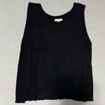 True Religion  Sleeveless Tank Top Black Open Back blouse Size XS modal 90s Y2K Photo 0
