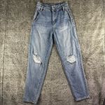 KanCan Distressed Mom Jeans Women’s 1/24 Blue Photo 1