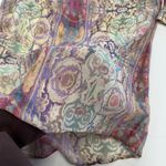 Brooks Brothers Brooks‎ Brothers Blouse Womens 4 Multicolor Silk Long Sleeve Paisley Print Sheer Photo 8