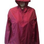 L.L.Bean 1/4 Zip Pullover Rain /Nylon Lightweight Wind Jacket Violet Sz. S Photo 0