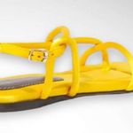 Proenza Schouler Canary Yellow Square Open-Toe Strappy Sandals Size 6.5 | EUC Photo 11