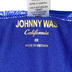 Johnny Was NEW  Yao Hipster Blue Bikini Bottom 2X Floral Photo 3
