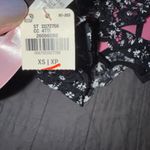 PINK - Victoria's Secret  Black and White Floral Tank Top Photo 4