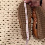 Engraved Mexican Floral Huarache Brown Size 6 Photo 2