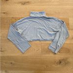 Tularosa x Lindsi Lane - Terese Long Sleeve Turtle Neck Crop Top in Gray Photo 3