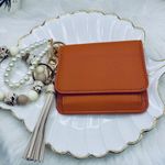 Autumn Card Wallet Wristlet Orange Photo 2