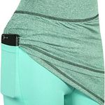 MOQIVGI Green Athletic Workout Skirt Size M Size M Photo 6