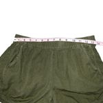 Madewell Desert Green Pull On Shorts Pockets Elastic Waist Women's Size XS Photo 3
