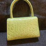 By FAR Mini Pistachio Circular Croco Embossed Leather Green Photo 2