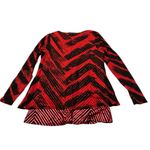 3/$15 LYNN RITCHIE vintage red and black blouse Photo 3