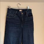 Kut From The Kloth  Meg Wide Leg High-Rise Fab Ab Raw Hem Ankle Length Jeans 8 Photo 3