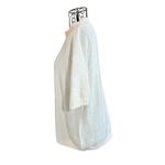 Vintage Chelsea Gardens Knit Embroidered Floral Summer Sweater Cream Size Large Photo 3