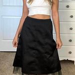XScape Black midi skirt with tulle underlay #gothfashion Photo 0