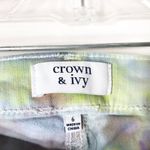 Crown & Ivy Crown Ivy Size‎ 6 Pants Bada Boom Tie Dye Handmade Blue Pink Green Tie Hem 222 Photo 11