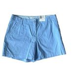 Crown & Ivy Caroline Blue Cotton Blend Shorts Size 8 NEW Photo 0