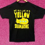 The Beatles We All Live In A Yellow Submarine rock Tshirt size large Photo 0