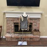 Pacific&Co René Rofé Sleepwear black and white leopard print top / L / Excellent … Photo 7