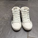 Nine West Green Camo Black Pink Distressed High Top Stunnah Sneakers SZ 6.5 NIB Photo 5