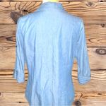 st. john's bay St. John’s Bay lightweight denim style button up blouse Photo 5