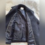 ZARA  Wool Dark Blue Double-Breasted Peacoat size medium Photo 7