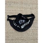 Steve Madden Black White Letter Graphic Fanny Pack Sling Purse Belt Waist Bag Photo 4