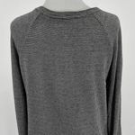 Lou & grey Houndstooth Long Sleeve Sweatshirt Dress Black White Photo 12