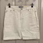 Old Navy Y2K  White Denim Mini Skirt Photo 2
