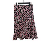 J.Crew Heart Print Crepe Skirt Photo 3