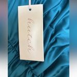 Hutch Nwt  satin Alra top teal emerald Rare $248 spring evening party anthro Photo 4