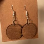 Handmade NWT  Wood Carved and Engraved 12 GA USA Earrings Photo 5