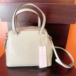 Calvin Klein desert sage Garnet Triple Compartment Zipper Satchel 2-in-1 NWT$188 Photo 2