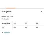 Frame 's Black Oak Straight Jean Mid rise Straight fit, A48 Photo 14