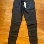 William Rast Moto Leather Jeans Lace Up Tie Photo 1