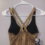 NWT Hapari racerback double strap padded tankini swim suit top Orange Size L Photo 4