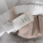 Aritzia  Wilfred The Lodge High-Rise Relaxed Wide-Leg White Linen Pants Size XL Photo 7