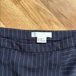Cooperative  from urban outfitter medium navy white pinstripe slit mini skirt Photo 1