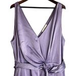 Jonathan Simkhai Midi Dress Womens Plus Size 22 Lilac Purple Satin Mia Fluid Photo 2