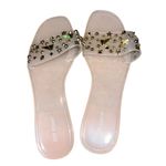 Cape Robbin  blush pink and gold studded sandals women’s size 8 Photo 3