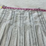 Loft Ann Taylor Knee-Length A-Line Pleated Striped Skirt Resort Wear Photo 3