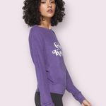 Spiritual Gangster  Create Kindness Purple Crew Neck Sweatshirt, Medium Photo 2