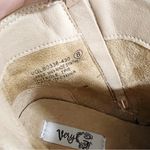 Very G  Divine Tooled Distressed Booties Size 8 in Nude Side Zip Photo 8