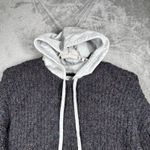 Aerie Offline Hoodie Sweater Women M Gray Charcoal Cozy Softcore Fall Sweater Size M Photo 3