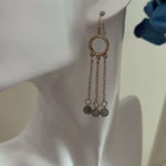 Ophelia Roe Gold-Tone Beaded Tassel Earrings NWT 2.5" Photo 0